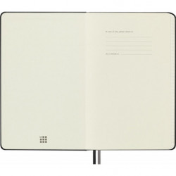 Notes MOLESKINE Classic L (13x21cm) w kratkę, twarda oprawa, 400 stron, czarny