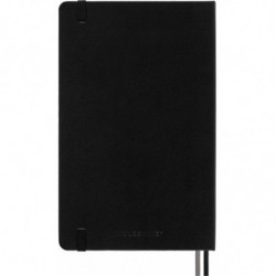 Notes MOLESKINE Classic L (13x21cm) w kratkę, twarda oprawa, 400 stron, czarny