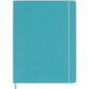 Notes MOLESKINE Classic XL (19x25 cm) w linie, twarda oprawa, reef blue, 192 strony, niebieski