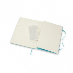 Notes MOLESKINE Classic XL (19x25 cm) w linie, twarda oprawa, reef blue, 192 strony, niebieski