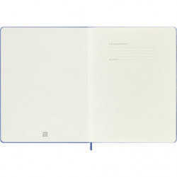 Notes MOLESKINE Classic XL (19x25 cm) w linie, twarda oprawa, hydrangea blue, 192 strony, niebieski