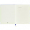 Notes MOLESKINE Classic XL (19x25 cm) w linie, twarda oprawa, hydrangea blue, 192 strony, niebieski