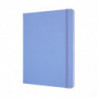 Notes MOLESKINE Classic XL (19x25 cm) w linie, twarda oprawa, hydrangea blue, 192 strony, niebieski