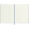 Notes MOLESKINE Classic XL (19x25 cm) w linie, twarda oprawa, hydrangea blue, 192 strony, niebieski