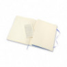 Notes MOLESKINE Classic XL (19x25 cm) w linie, twarda oprawa, hydrangea blue, 192 strony, niebieski