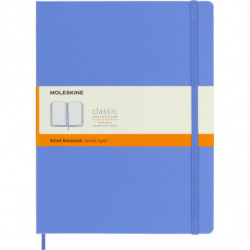 Notes MOLESKINE Classic XL (19x25 cm) w linie, twarda oprawa, hydrangea blue, 192 strony, niebieski