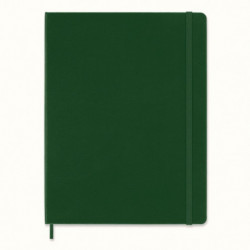 Notes MOLESKINE Classic XL (19x25cm) gładki, twarda oprawa, myrtle green, 192 strony, zielony