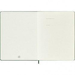 Notes MOLESKINE Classic XL (19x25cm) gładki, twarda oprawa, myrtle green, 192 strony, zielony