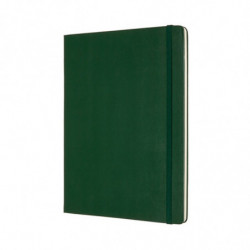 Notes MOLESKINE Classic XL (19x25cm) gładki, twarda oprawa, myrtle green, 192 strony, zielony