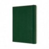 Notes MOLESKINE Classic XL (19x25cm) gładki, twarda oprawa, myrtle green, 192 strony, zielony