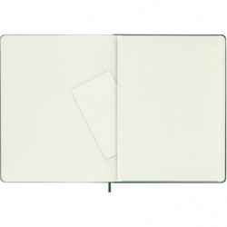 Notes MOLESKINE Classic XL (19x25cm) gładki, twarda oprawa, myrtle green, 192 strony, zielony