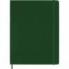 Notes MOLESKINE Classic XL (19x25cm) w kratkę, twarda oprawa, myrtle green, 192 strony, zielony