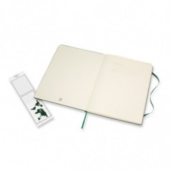 Notes MOLESKINE Classic XL (19x25cm) w kratkę, twarda oprawa, myrtle green, 192 strony, zielony