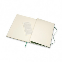 Notes MOLESKINE Classic XL (19x25cm) w kratkę, twarda oprawa, myrtle green, 192 strony, zielony