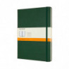 Notes MOLESKINE Classic XL (19x25cm) w linie, twarda oprawa, myrtle green, 192 strony, zielony