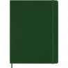 Notes MOLESKINE Classic XL (19x25cm) w linie, twarda oprawa, myrtle green, 192 strony, zielony