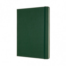 Notes MOLESKINE Classic XL (19x25cm) w linie, twarda oprawa, myrtle green, 192 strony, zielony