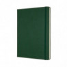 Notes MOLESKINE Classic XL (19x25cm) w linie, twarda oprawa, myrtle green, 192 strony, zielony