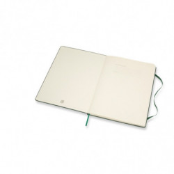 Notes MOLESKINE Classic XL (19x25cm) w linie, twarda oprawa, myrtle green, 192 strony, zielony