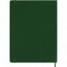 Notes MOLESKINE Classic XL (19x25cm) w linie, twarda oprawa, myrtle green, 192 strony, zielony