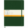 Notes MOLESKINE Classic XL (19x25cm) w linie, twarda oprawa, myrtle green, 192 strony, zielony