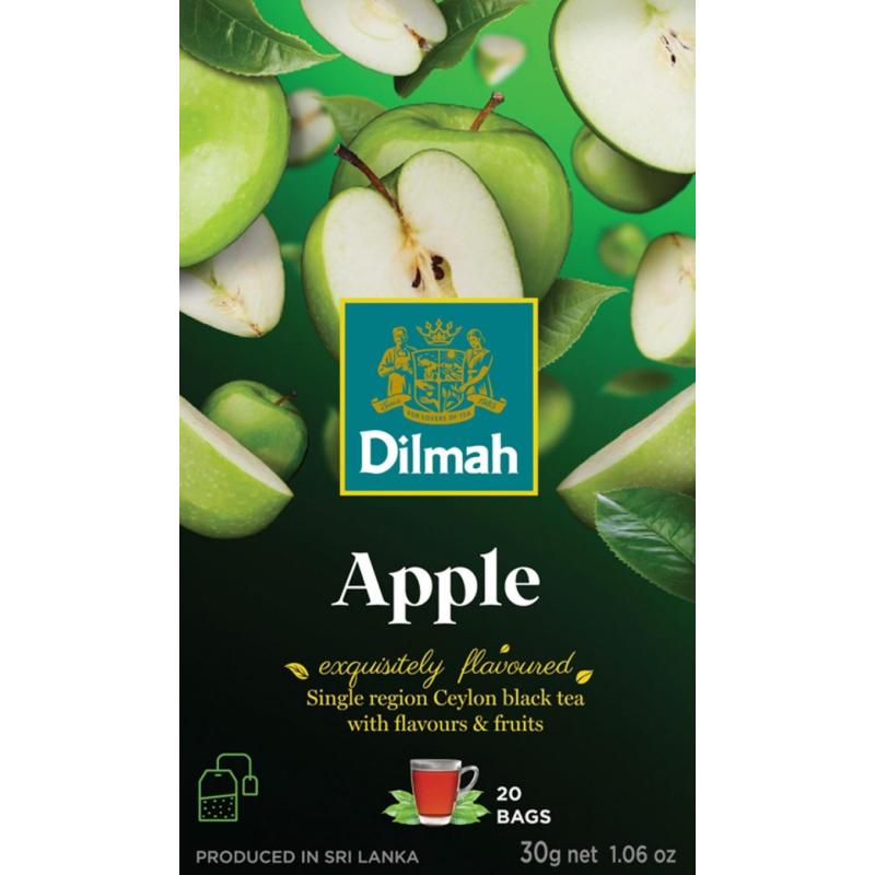 Herbata DILMAH, czarna, jabłko, 20 torebek