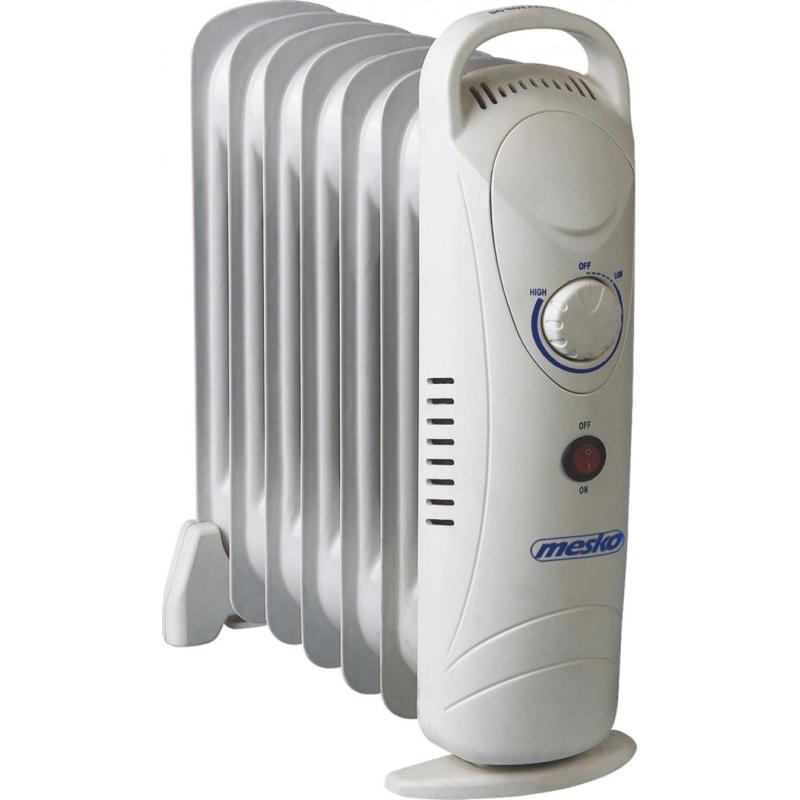 Grzejnik olejowy MESKO, 7 żeberek, 1500W, szary