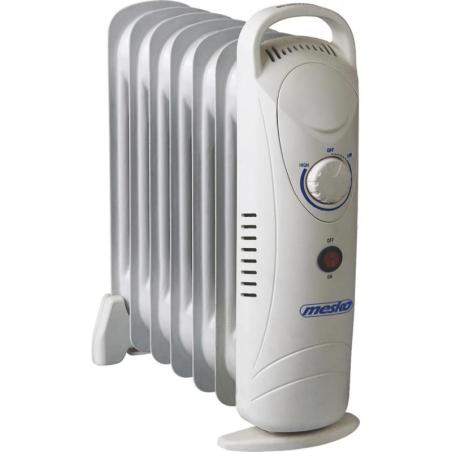 Grzejnik olejowy MESKO, 7 żeberek, 1500W, szary