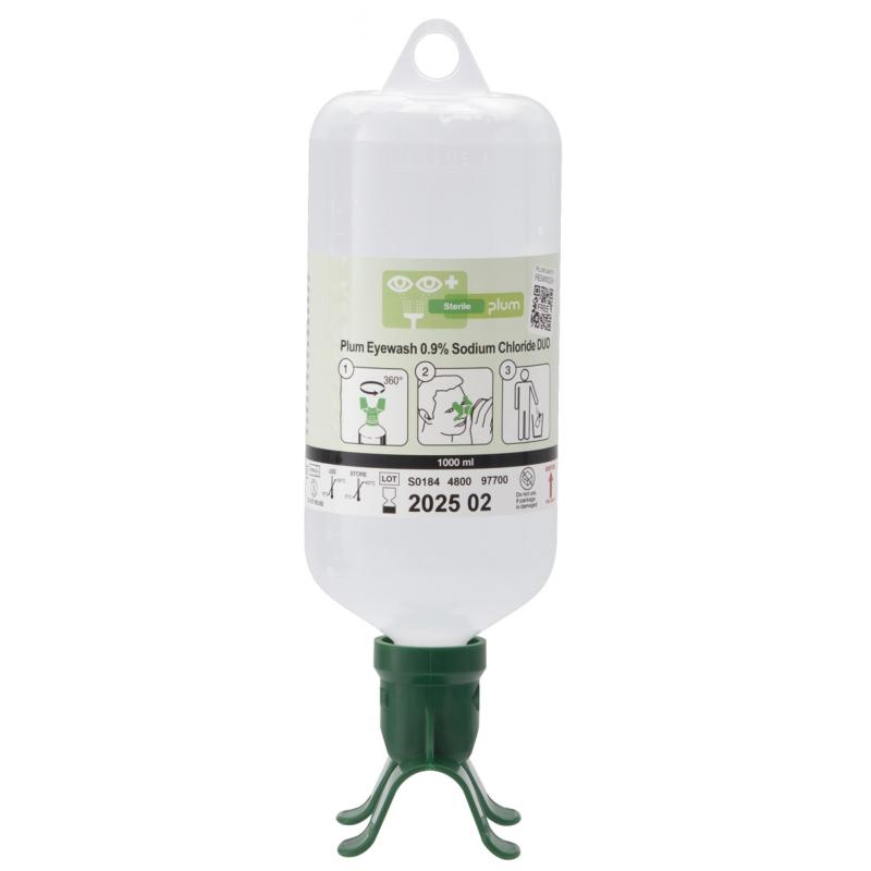 Płuczka do oczu i ran PLUM Eyewash Duo, 1000ml