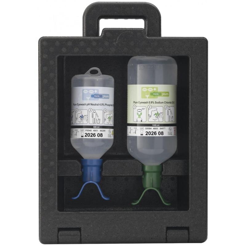 Zestaw do płukania oczu i ran PLUM iBox 2 Duo, 500ml + 1000ml