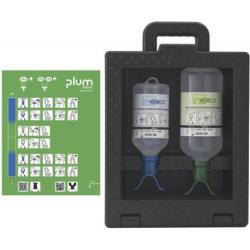 Zestaw do płukania oczu i ran PLUM iBox 2 Duo, 500ml + 1000ml