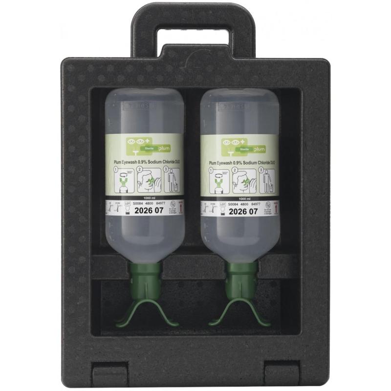 Zestaw do płukania oczu i ran PLUM iBox 2 Duo, 2 × 1000ml
