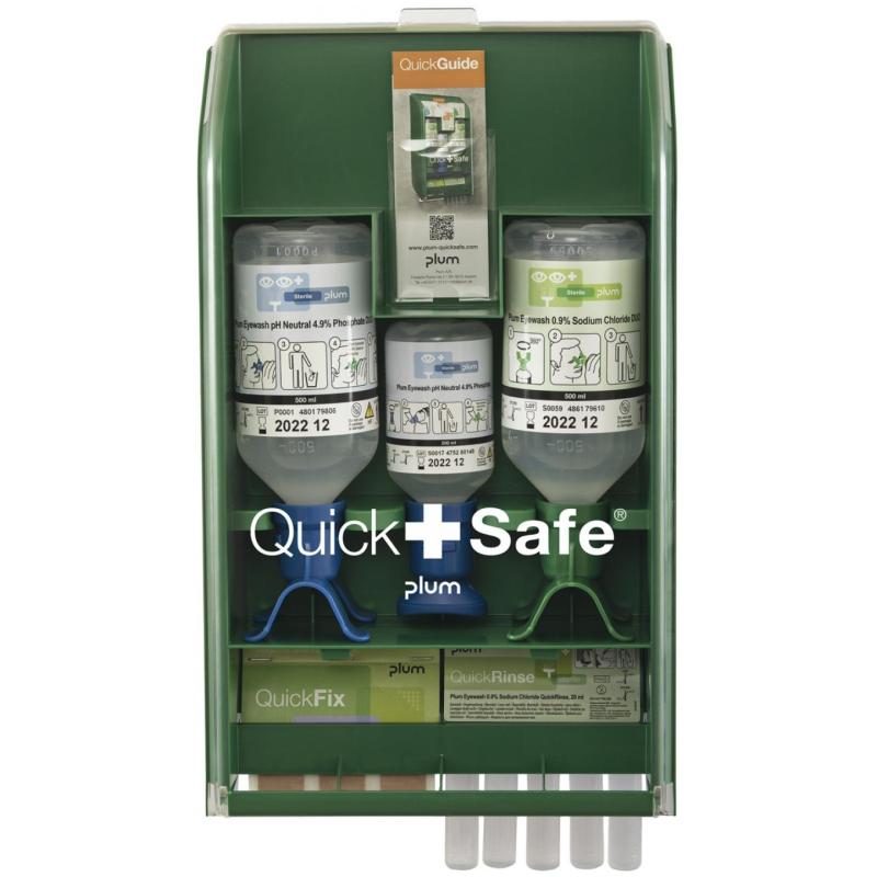 Apteczka przemysłowa PLUM QuickSafe Chemical Industry, zielona