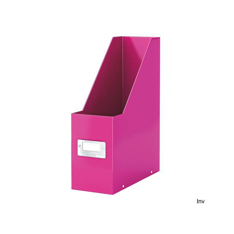 Pojemnik na czasopisma Leitz Click & Store różowy 60470023, wymiary 103 x 330 x 253 mm, pojemność do 4,5 kg