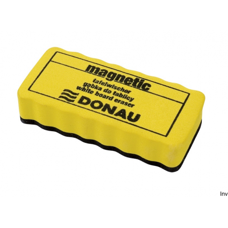 Gąbka do tablic magnetycznych Donau 106x52x20mm żółta