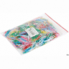 Spinacze okrągłe Office Products 28mm, 500 sztuk, mix kolorów w woreczku