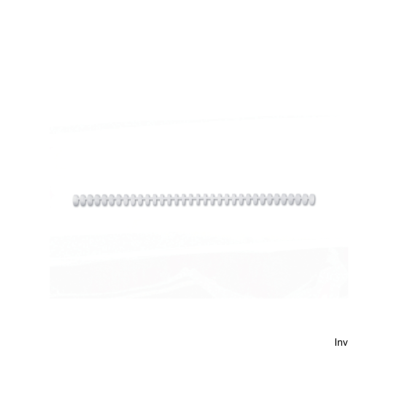 Grzbiety GBC ClickBind A4 34-rzędowe 12mm białe do oprawy dokumentów
