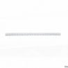 Grzbiety GBC ClickBind A4 34-rzędowe 12mm białe do oprawy dokumentów