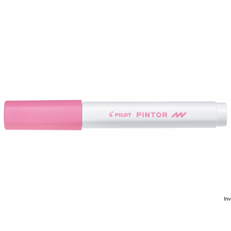 Marker Pilot PINTOR F różowy 2,9 mm, szybkoschnący, do metalu, plastiku, szkła i drewna