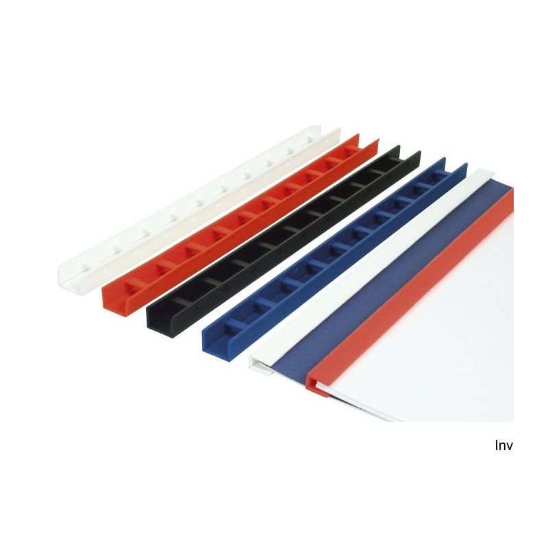 Argo Greenbinder 15 mm czarny listwy zatrzaskowe do oprawy dokumentów, opakowanie 50 sztuk