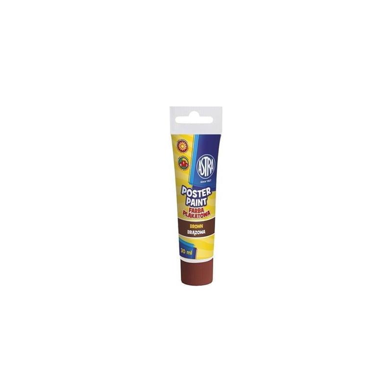 Farba plakatowa brązowa Astra 30 ml