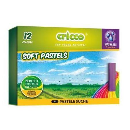 Kredki pastele suche Cricco 12 kolorów CR491K12