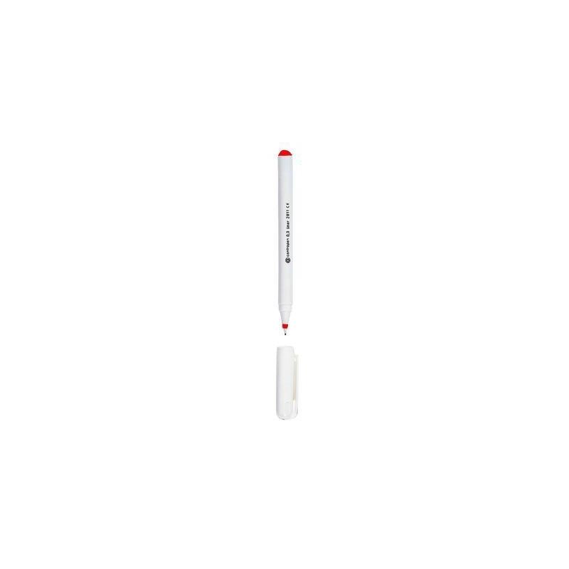 Cienkopis Centropen 2611/4611 czerwony 0.3 mm