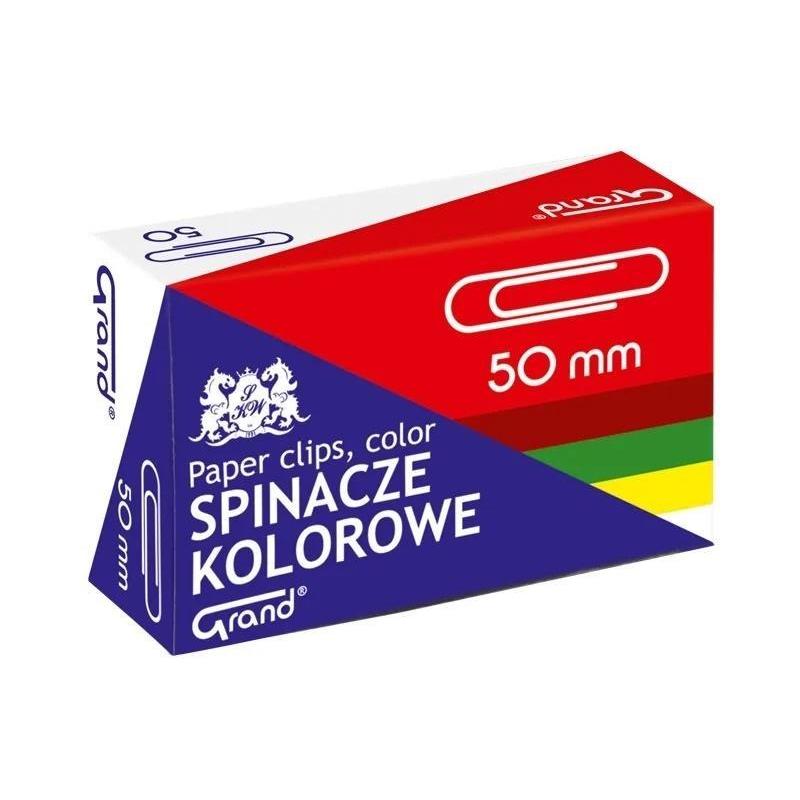 Spinacz kolorowy R-50 50 sztuk Grand