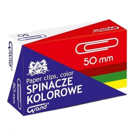 Spinacz kolorowy R-50 50 sztuk Grand