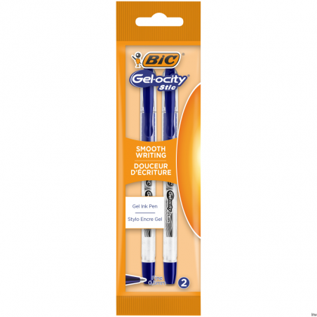 Długopis żelowy BIC Gel-ocity Stic 0,5 mm niebieski, blister 2 sztuki