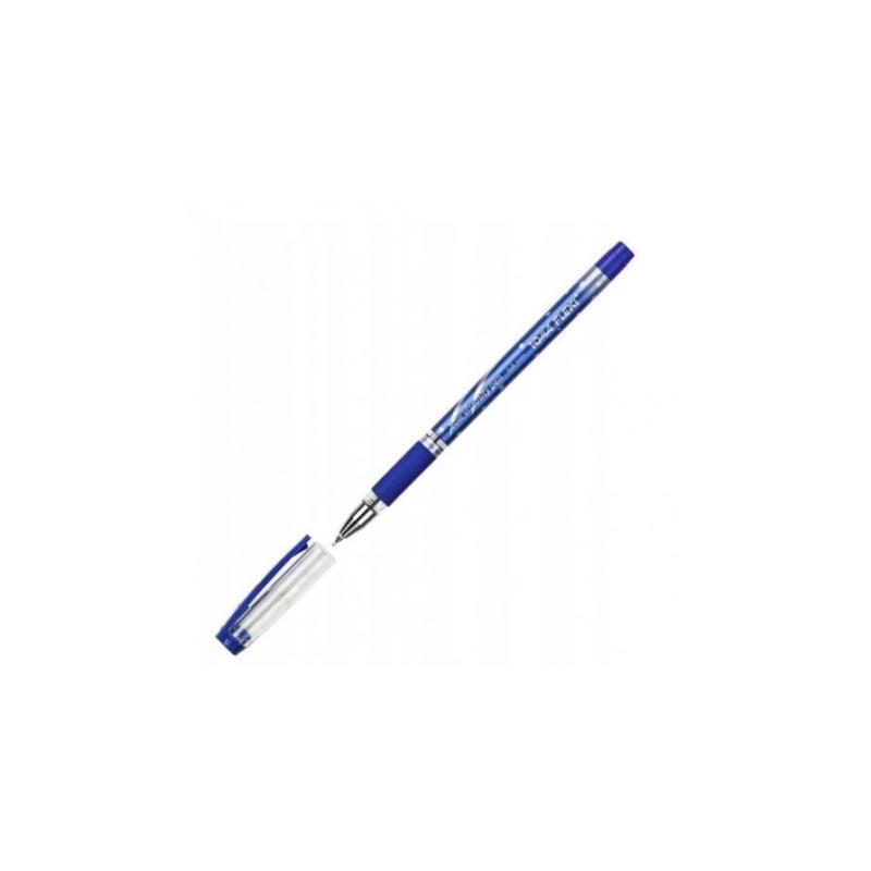 Długopis FLEXI Toma, niebieski, tusz low viscosity, końcówka 0,5 mm