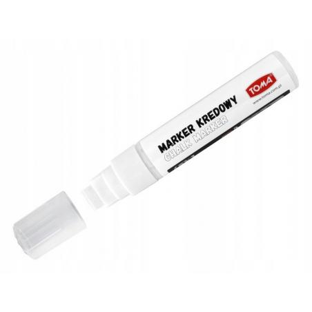 Marker kredowy biały 1,5mm 6g Toma TO-293