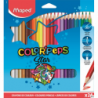 Kredki trójkątne Maped COLORPEPS 24 kolorów w kartonowym etui