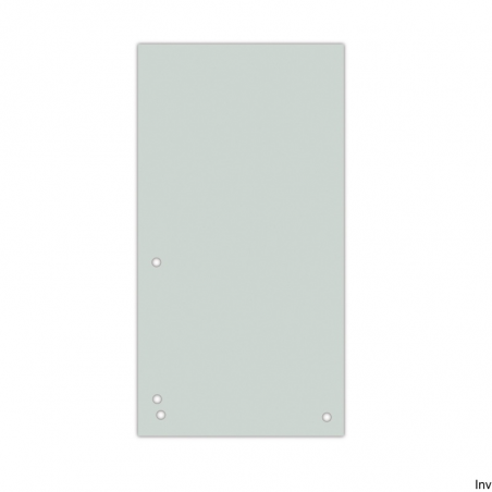 Przekładki do segregatorów Donau A4 235x105mm szare 100 sztuk 190gsm
